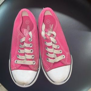 girls Sneakers size 11 pink